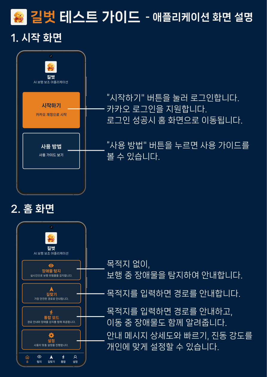 시작 화면과 홈 화면