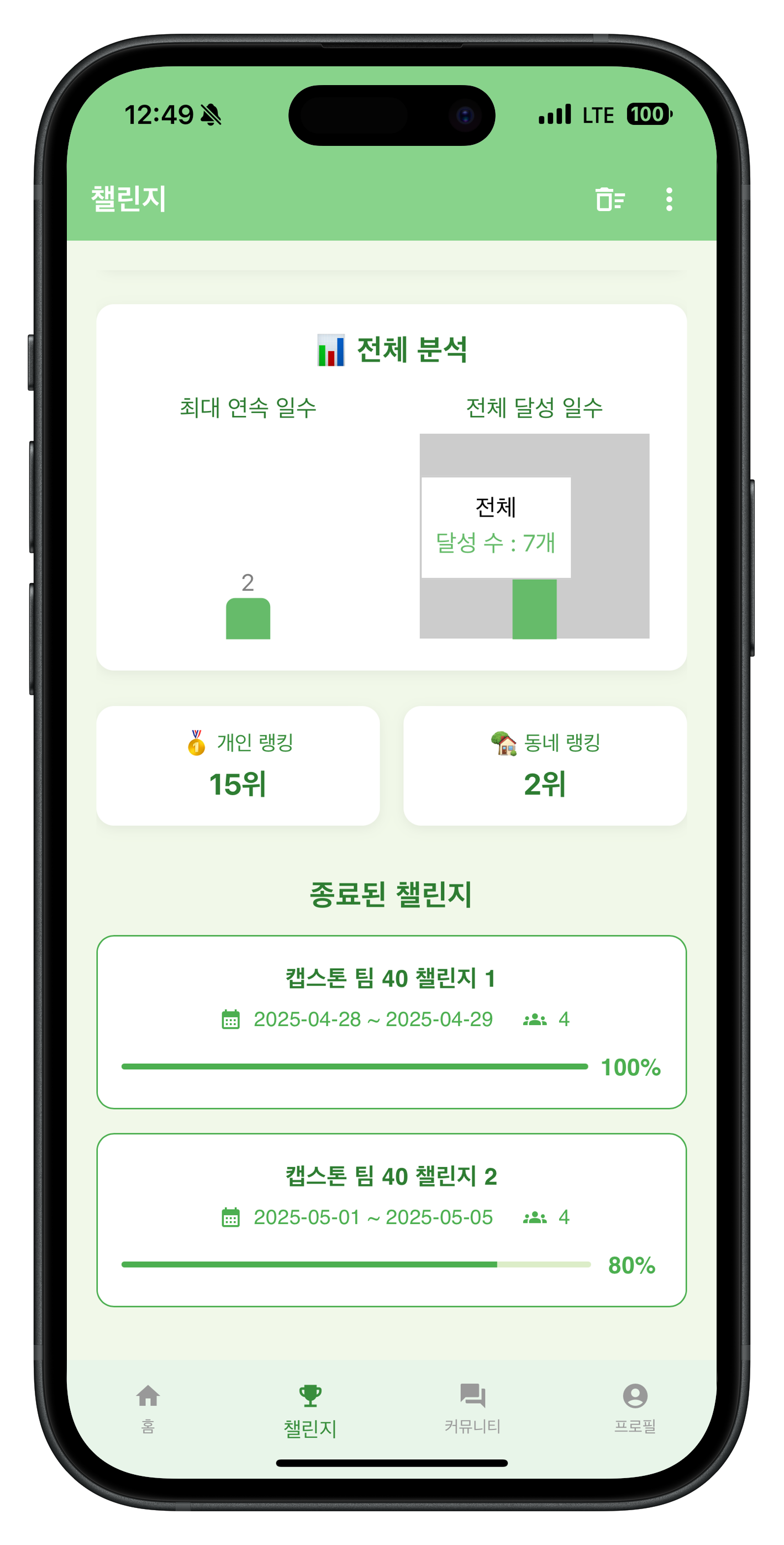 챌린지 분석